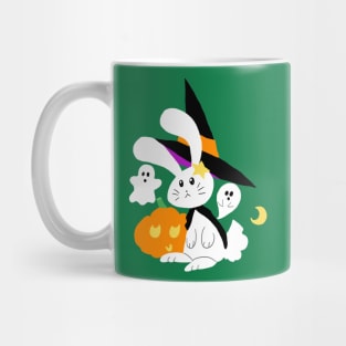 Halloween Witch Bunny Mug